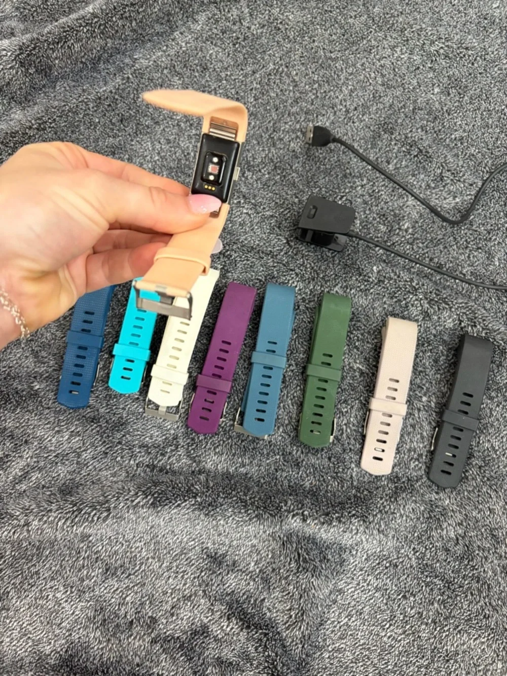 Fitbit with Style Replacement Band Bundle with Charger - Assorted Colors